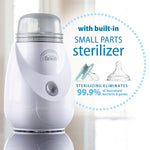 Dr. Brown's Insta-Feed Baby Bottle Warmer and Sterilizer for Baby Bottles and Baby Food Jars, BPA-Free Plastic