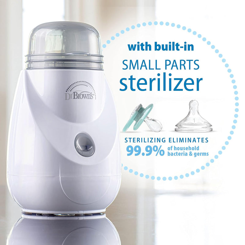 Dr. Brown's Insta-Feed Baby Bottle Warmer and Sterilizer for Baby Bottles and Baby Food Jars, BPA-Free Plastic