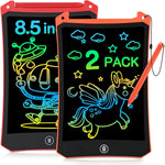 cimetech Toddler Girl Gifts, LCD Writing Tablet, Travel Essentials Toys | Kids Toys for 3 4 5 6 Year Old Boys, 8.5 Inch Drawing Pad Coloring Books 2 Pack, Travel Activities, Birthday Gifts Age 1-3