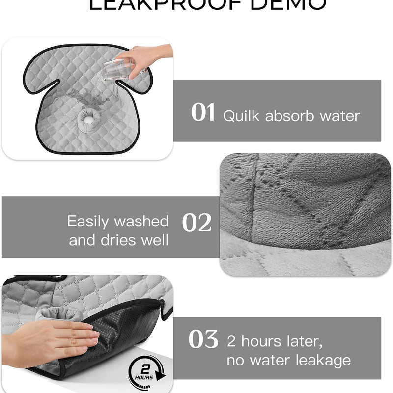 2 Pack Waterproof Piddle Pads Carseat Potty Training Car Seat Protector Waterproof Car Seat Liner Cover to Prevent Pee