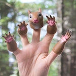 Novelty Squirrel Finger Puppet Tiny Hands Theater Prop | Durable, Low-Odor PVC for Gag Gifts, White Elephant Exchanges, and Easter Baskets | Hilarious Accessory for Adults & Kids' Skits, Story Time, and Screen-Free Play.