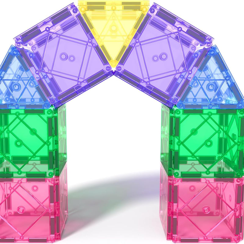 Magnetic Tiles Toddler Toys, Magnetic Building Blocks for Kids Ages 3-12