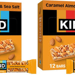 KIND Healthy Snacks Bars, Dark Chocolate Nuts & Sea Salt, Gluten Free, Low Sugar, High Fiber Snacks, 6g Protein, 12 Count