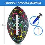 Jasonwell Pool Beach Water Football - Strong Grip Waterproof Football for All-Weather Play Pool Toys Beach Games Outdoor Sports Lake Toy Christmas Birthday Gifts for Kids Boys Teens Adults