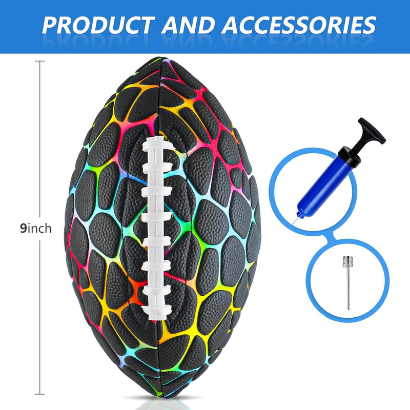 Jasonwell Pool Beach Water Football - Strong Grip Waterproof Football for All-Weather Play Pool Toys Beach Games Outdoor Sports Lake Toy Christmas Birthday Gifts for Kids Boys Teens Adults