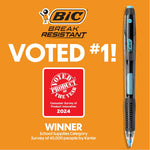 BIC Break Resistant Mechanical Pencils with Erasers, No. 2 Medium Point (0.7mm), 4-Count Pack Pencils for School or Office Supplies, Lead and Eraser Refills