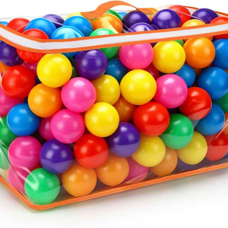 Vanland Ball Pit Balls for Baby and Toddler - Phthalate Free, BPA Free, Crush Proof Plastic, Multicolored