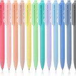 Mr. Pen- Retractable Gel Pens, 12 Pack, Colorful Ink, Fine Point 0.7mm | Fast Dry, Smooth Writing, Cute Pens for Drawing, Writing Planner and School Supplies