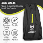 Super Extra Large Stroller Bag for Airplane with Padded Backpack Shoulder Straps, Double Stroller Cover for Air Travel, Jogger & Carrier - Fits All, Gate Check Bag, Waterproof Travel Cover.