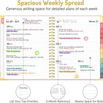Forvencer Academic Planner 2026-2027, Hardcover Calendar Planner Weekly & Monthly, July 2026 - June 2027, 8.5" x 11", Daily Agenda with Tabs, College School Organizer for Student Teacher, Pink