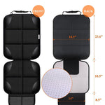 Meolsaek Car Seat Protector for Child Car Seat，Non-Slip Backing No Imprints | Durable Car Seat Mat 600D Fabric, Waterproof Car Seat Cover with Thick Pad