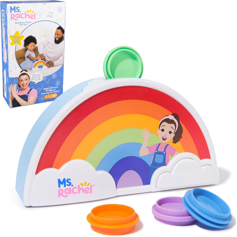 Ms. Rachel First Words Talking Flash Cards with Electronic Reader, 100 Words, Educational Toys for Ages 1-2+