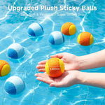 Inflatable Dart Board Water Game for Kids - Pool Toys with Sticky Balls, Safe PVC Material, Add Water for Stability, Includes 10 Balls & Air Pump, Ages 3-12 Family Outdoor Fun