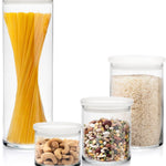 Libbey Small Glass Bowls with Lids Set of 8, Food Storage Prep Containers | Set of 8 Glass Bowls with Secure Lids Store Leftovers, Snacks, Sauces & Meal Prep Ingredients; Dishwasher Safe for Daily Use