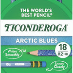 Ticonderoga Wood-Cased Pencils, Pre-Sharpened, 2 HB Soft, Pastel Colors, 150 Count