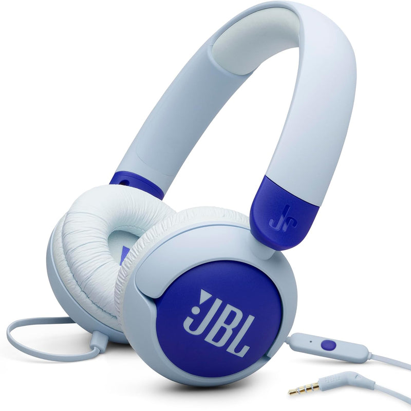 JBL Junior 320 - Wired On-Ear Kids Headphones with Safe Sound and Built-in Mic