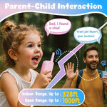 Video Walkie Talkies for Kids: Rechargeable 2-Pack with Real-Time Video, Voice Effects, and Secure Connection