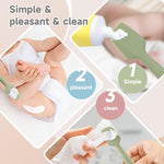 babove Baby Diaper Cream Spatula Applicator 3 Pack Butt Paste Spatula Soft Silicone,Diaper Rash Cream Applicator, Baby Essentials Must Haves Newborn Stuff (Red Green Grey)