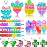 Taulaap 126 Pcs Pop Party Favors for Kids, Treasure Box Toys for Classroom Prizes, Pinata Stuffers, Goodie Bag Filler, Treasure Chest, Carnival Bulk Small Toys, Easter Basket Egg Fillers