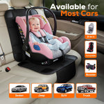 VLM Car Seat Protector for Child Baby Car Seat,600D Waterproof Car Seat Cover with Thick Padding, Non-Slip Backing and Mesh Pockets