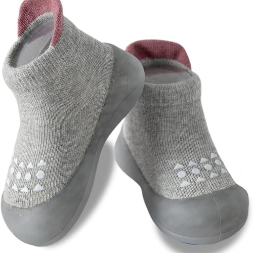 Hstyle Baby Sock Shoes Toddler Boys Walking Shoes Infant Slippers Sneakers | Non-Slip,Soft Rubber Sole,Lightweight,1st Birthday Gifts for Baby Boys Girls