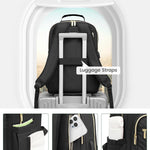 LOVEVOOK Laptop Backpack Purse for Women, Work Travel Computer Bags, College School Backpack for Student Girl, Quilted Casual Daypack with USB Port, Fit 15.6 Inch Laptop, Black