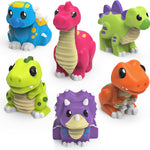 Mold-Free Dinosaur Bath Toys: Soft, Squeezable, and Float on Water for Toddlers