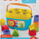 Fisher-Price Stacking Toy Baby's First Blocks Set for Sorting, Stacking & Dropping, Ages 6+ Months