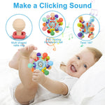 Baby Montessori Sensory Toys, Teether Teething Toys for 0-6 12 Months