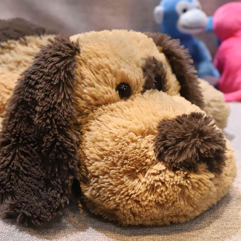 WEIGEDU Floppy Stuffed Dog Puppy Plush Toy, Stuffed Animal, 20 inch | Huggable Beagle Labrador Retriever, Lying Down, Super soft, For Kids Girls Boys Baby, Birthday Gift