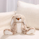 Melissa & Doug Burrow Bunny Plush Toy for Toddlers 3+, Soft and Snuggly with Floppy Ears and Fluffy Tail