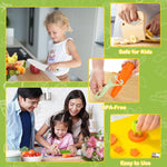 Montessori kitchen toys for toddlers, 15PCS cooking set with real knife, kids safe cooking sets, Easter gifts for kids