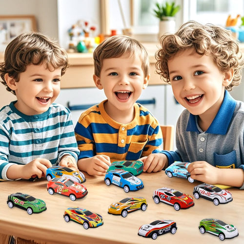 28 Pcs Pull Back Cars Toys for Kids, Party Favors, and Classroom Prizes