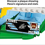 LEGO Lionel Messi Soccer Highlights Building Set for Kids, Ages 10+, Collectible Display Gift