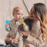 tyry.hu Baby Teething Toys for Boys and Girls 0-6 Months, 6-12 Months, BPA Free Silicone Teether Chew Toys, 4 Packs