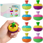 Silicone Thumb Rocker Fidget Toys for Kids Adults ,4PCS Stress Relief Sensory Toys for Autism ADHD Anxiety,Fun Textures Gadgets,Office Desk Toy,Stocking Stuffers for Women Men Teen Gifts