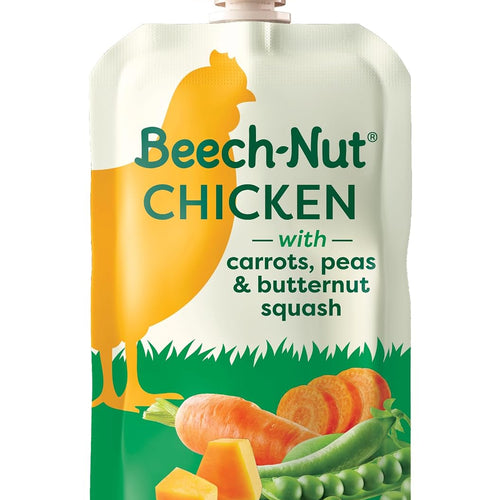 Beech-Nut Stage 2 Baby Food Pouch, Chicken & Veggies, 12 Pouches