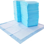 Amazon Basics Scented Dog and Puppy Potty Training Pee Pads, 5-Layer Leak-Proof Super Absorbent with Quick-Dry Surface, Regular Size 22 x 22 Inch, Blue, 150 Count