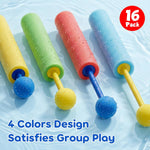Lehoo Castle Water Guns 16 Pack, Water Blasters Pool Toys for Kids | Foam Water Guns, Beach and Outdoor Play, Summer Party and Family Games, Bulk Set for Group Fun