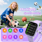 Smart Watch for Kids - No App/Phone Needed, 1.8" IP68 Waterproof, Pedometer, Heart Rate, Sleep Monitor, 12 Puzzle Games