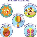 Skillmatics scissor skills activity book, 25 cutting activities for preschoolers, felt craft kit for kids aged 3-7