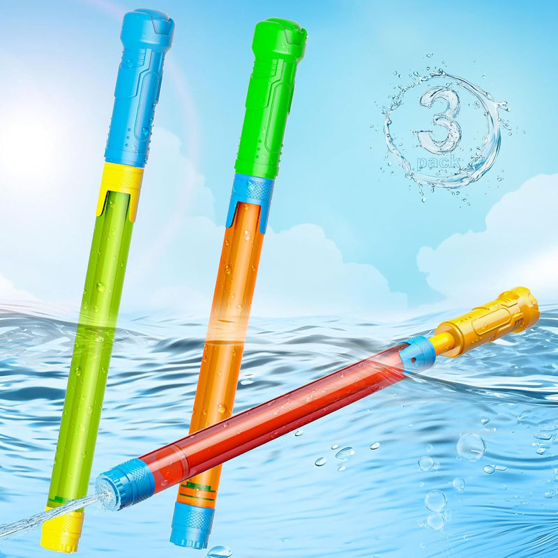 LQYoyz 6 Pack 16.5'' Water Gun, Squirt Gun for Kids & Adults | Bulk Blaster Water Guns, Water Toys for Swimming Pool, Backyard & Beach, Water Fighting Pool Toys