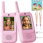 Video Walkie Talkies for Kids: Rechargeable 2-Pack with Real-Time Video, Voice Effects, and Secure Connection