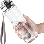 OLDLEY 32 oz Water Bottle, Motivational Water Bottle with Time Marker, Sports Water Bottle With Strap, Leakproof & BPA Free Large Water Bottles for School, Gym, Travel, Outdoor, Tritan, Transparent