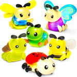 Tub Works® Ocean Rescue™ Vehicles Light Up Bath Toys, 6 Pack | Water-Activated Light Up Toys Flash & Change Color | Easy-Grip Baby & Toddler Bath Toys | Sensory Toys with Bath Lights for Kids Bath