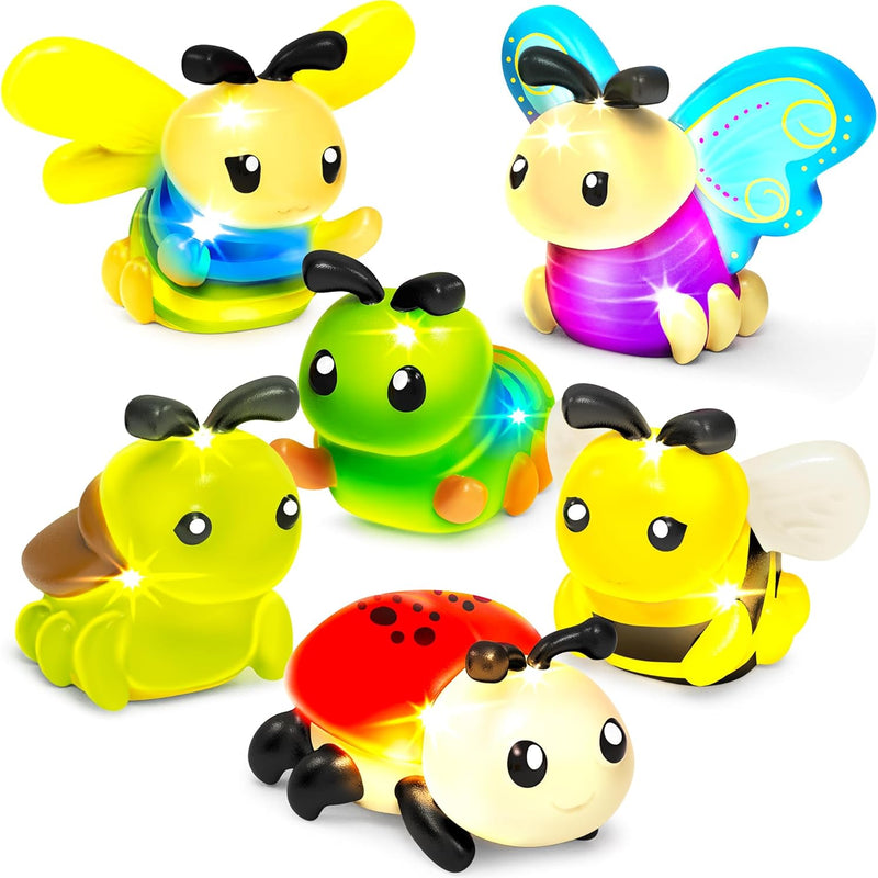 Tub Works® Ocean Rescue™ Vehicles Light Up Bath Toys, 6 Pack | Water-Activated Light Up Toys Flash & Change Color | Easy-Grip Baby & Toddler Bath Toys | Sensory Toys with Bath Lights for Kids Bath
