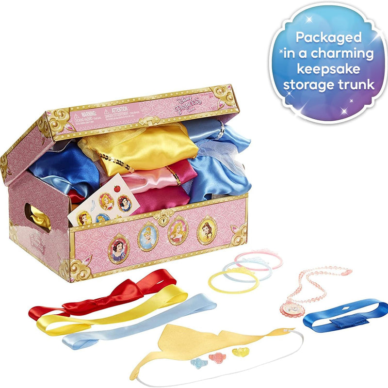 Disney Princess Dress Up Trunk Deluxe 21 Piece Officially Licensed [Amazon Exclusive]