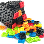 AMAZA 3x3 Speed Cube Stress Relief Fidget Toys Black 3x3x3 Magic Cube Puzzles Toy Sturdy and Smooth Cubes Toy Game Puzzle Toys for Kids and Adults