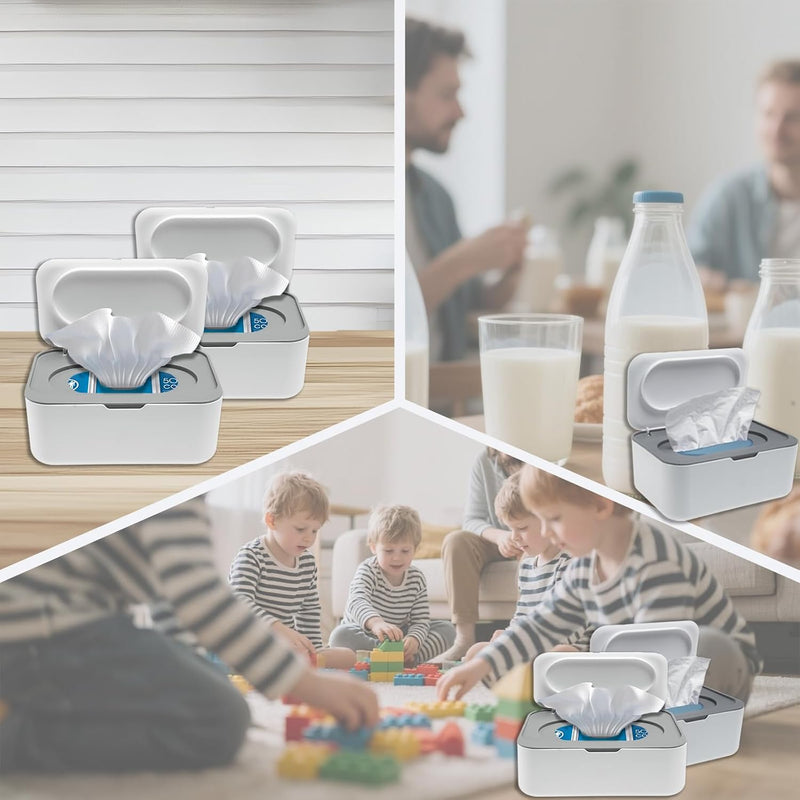 Flushable Wipes Dispenser Compatible with Cottonelle, Wipe Holder for Bathroom with Leak-Proof, Baby Wipes Container Diaper Wipe Dispenser for Home, Office, Cars
