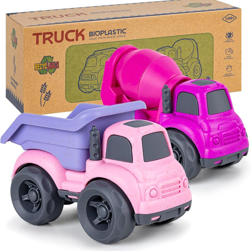 Aigitoy Toddler Car Toys Dump Truck Mixer Cement, BPA Free, Phthalates Free, PVC Free